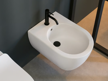 GLAM - Wall-hung ceramic bidet by Scarabeo Ceramiche - view 2